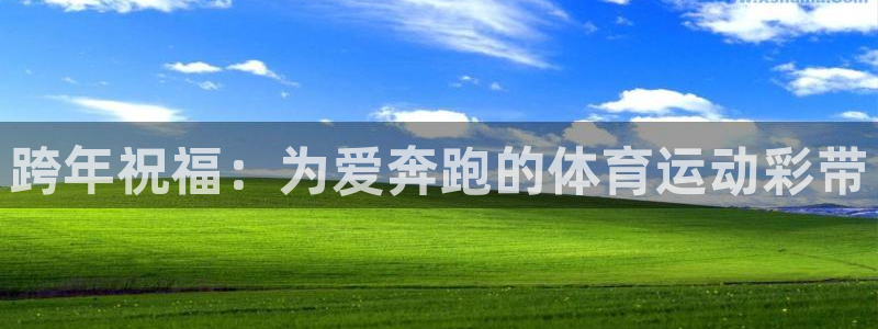 kok中欧体育登录：跨年祝福：为爱奔跑的体育运动彩带